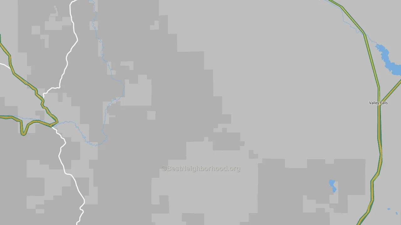 Lake County, OR Map of Noise Levels in Lake County