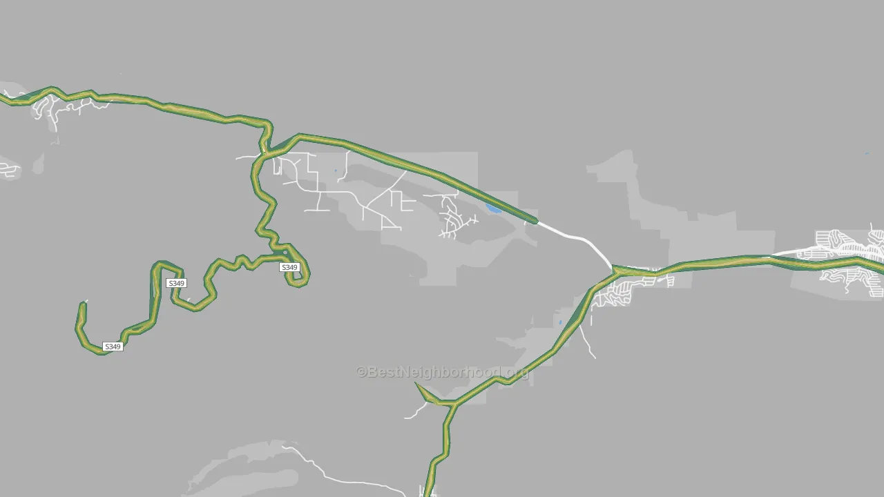 Lake of the Woods, CA Map of Noise Levels in Lake of the Woods