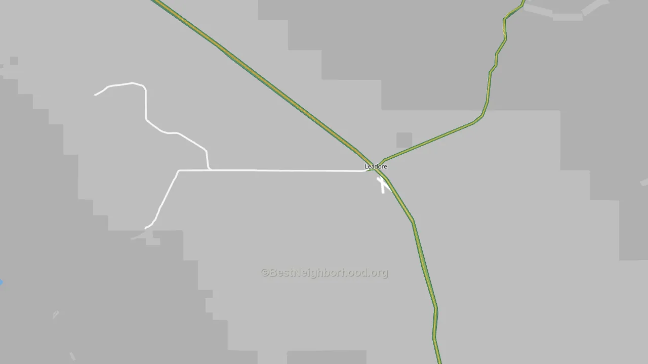 Leadore, ID Map of Noise Levels in Leadore
