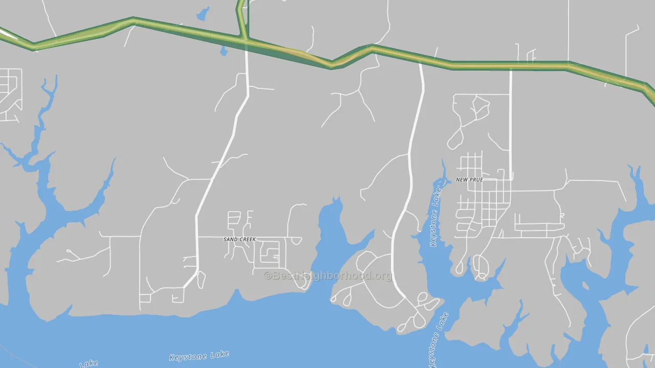 Leander, OK Map of Noise Levels in Leander