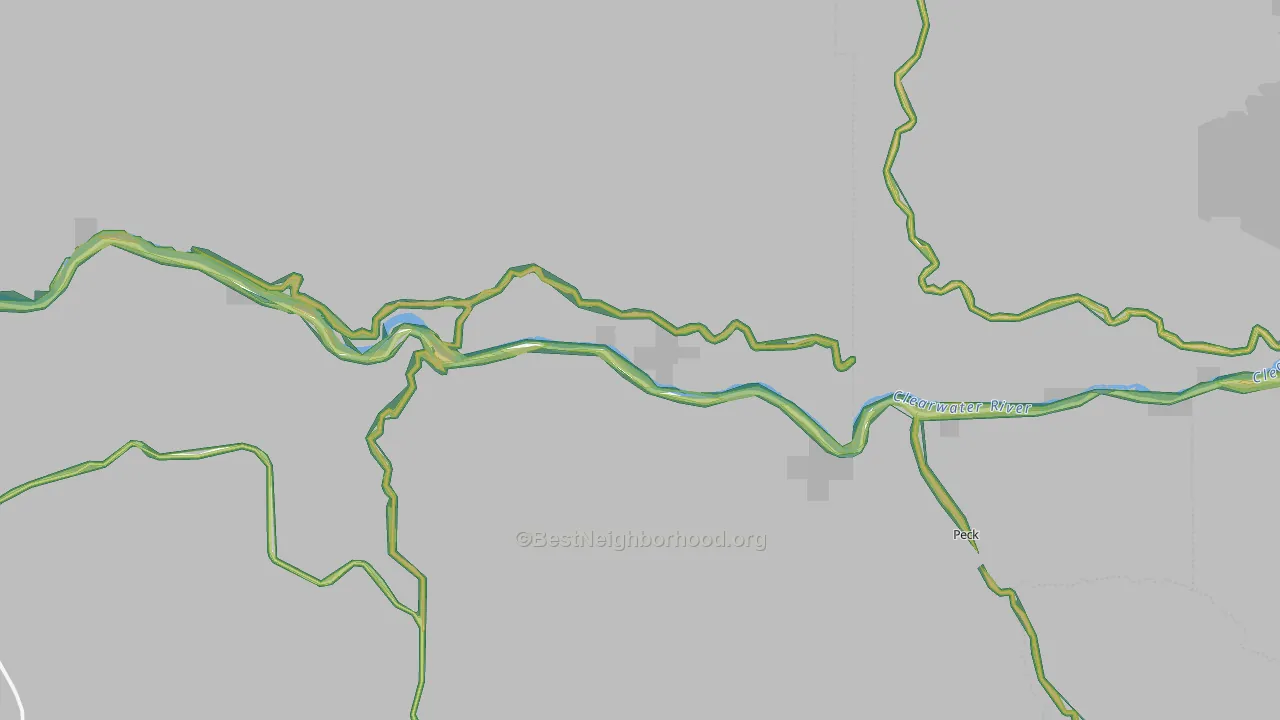 Lenore, ID Map of Noise Levels in Lenore