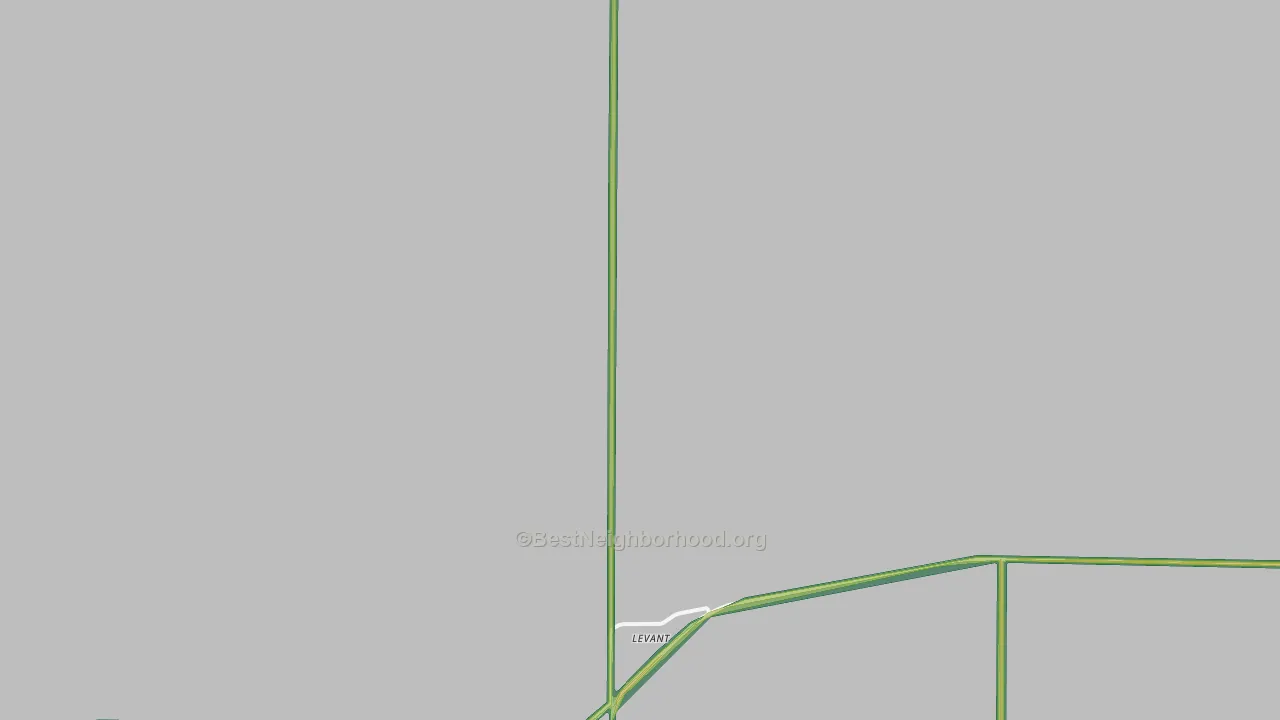 Levant, KS Map of Noise Levels in Levant