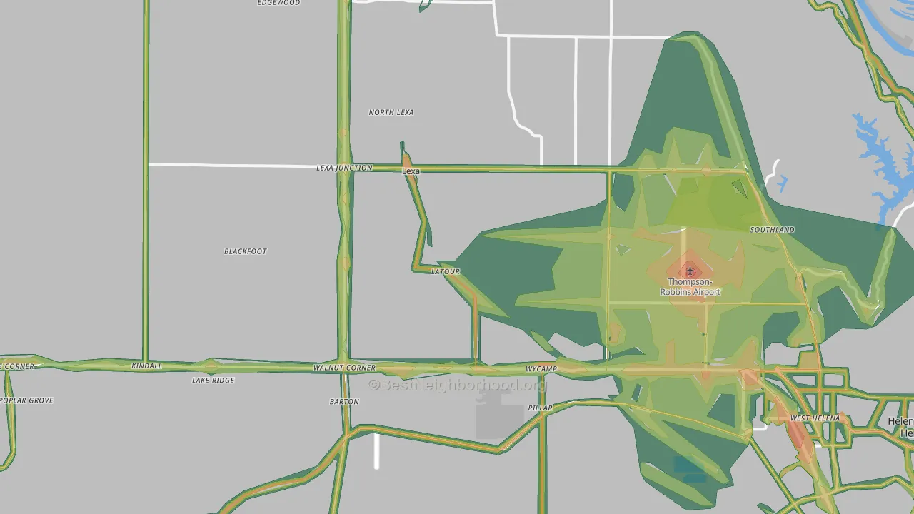 Lexa, AR Map of Noise Levels in Lexa