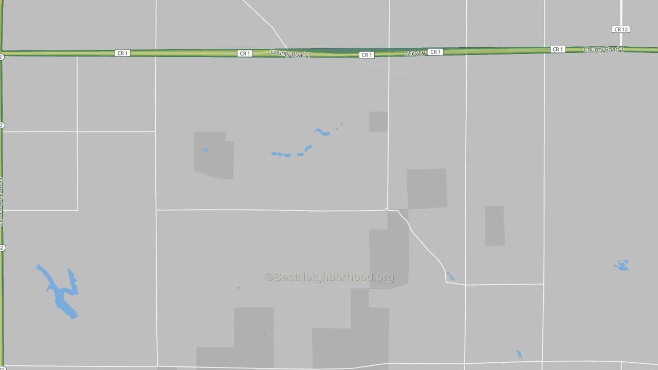 Leyden, ND Map of Noise Levels in Leyden
