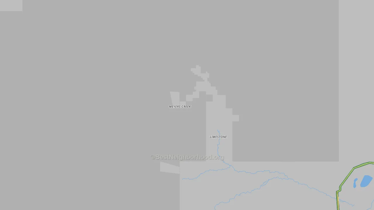Limestone, MT Map of Noise Levels in Limestone