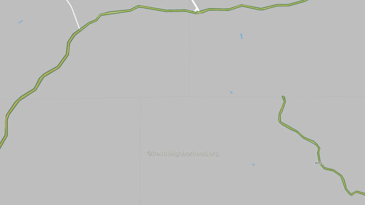 Linch, WY Map of Noise Levels in Linch