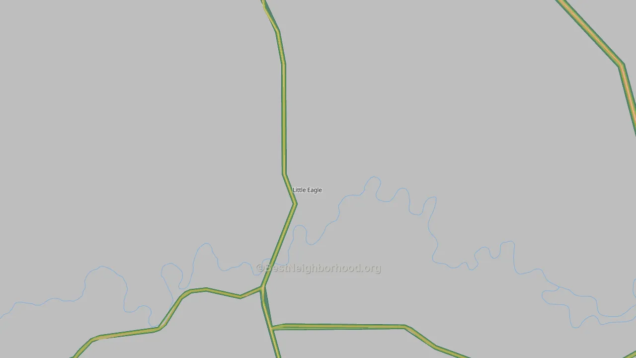Little Eagle, SD Map of Noise Levels in Little Eagle