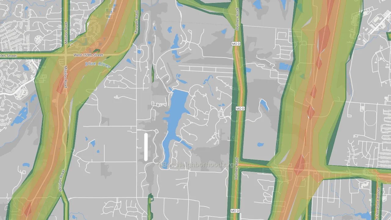 Loch Lloyd, MO Map of Noise Levels in Loch Lloyd