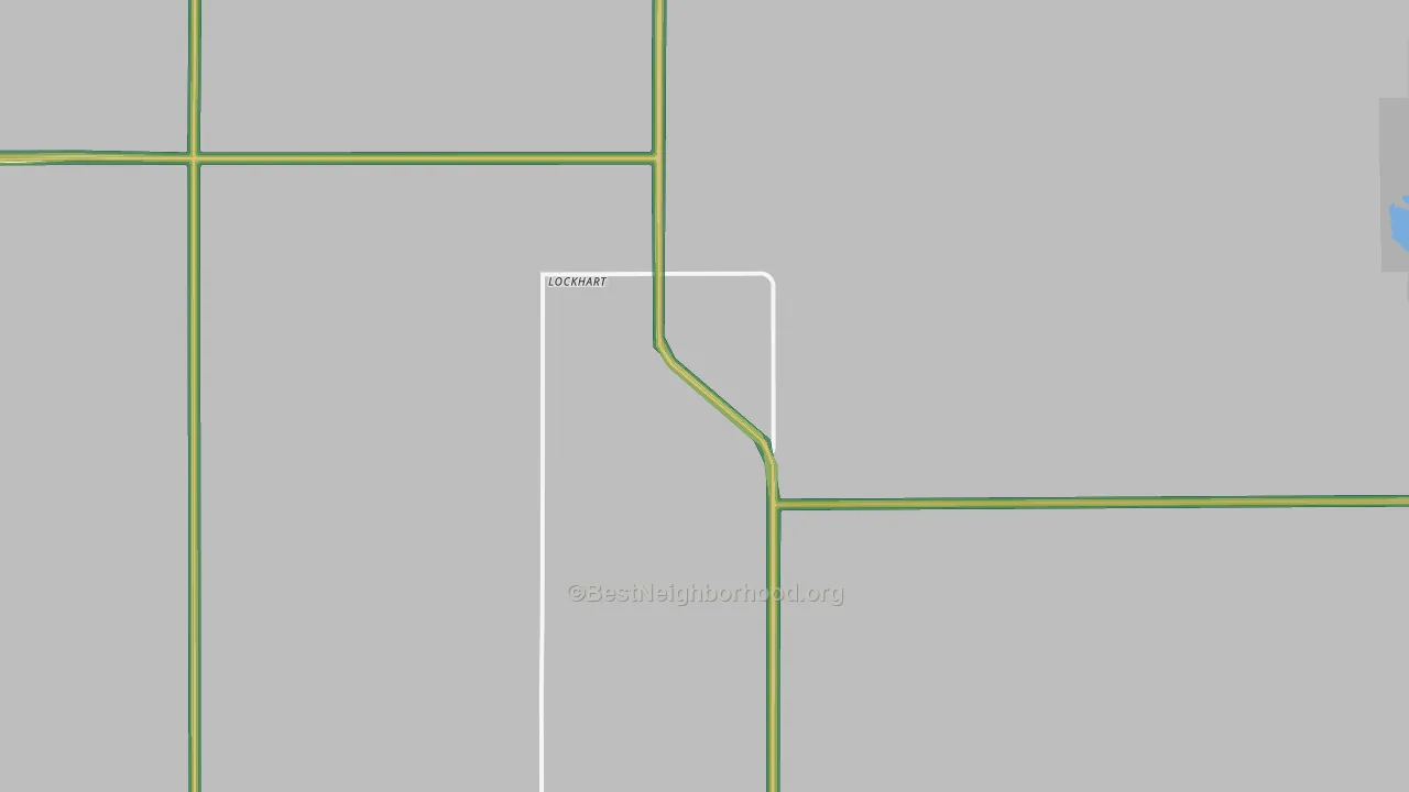 Lockhart, MN Map of Noise Levels in Lockhart