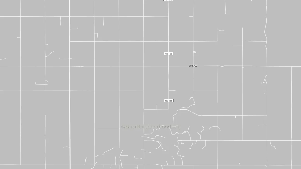 Logan, OK Map of Noise Levels in Logan
