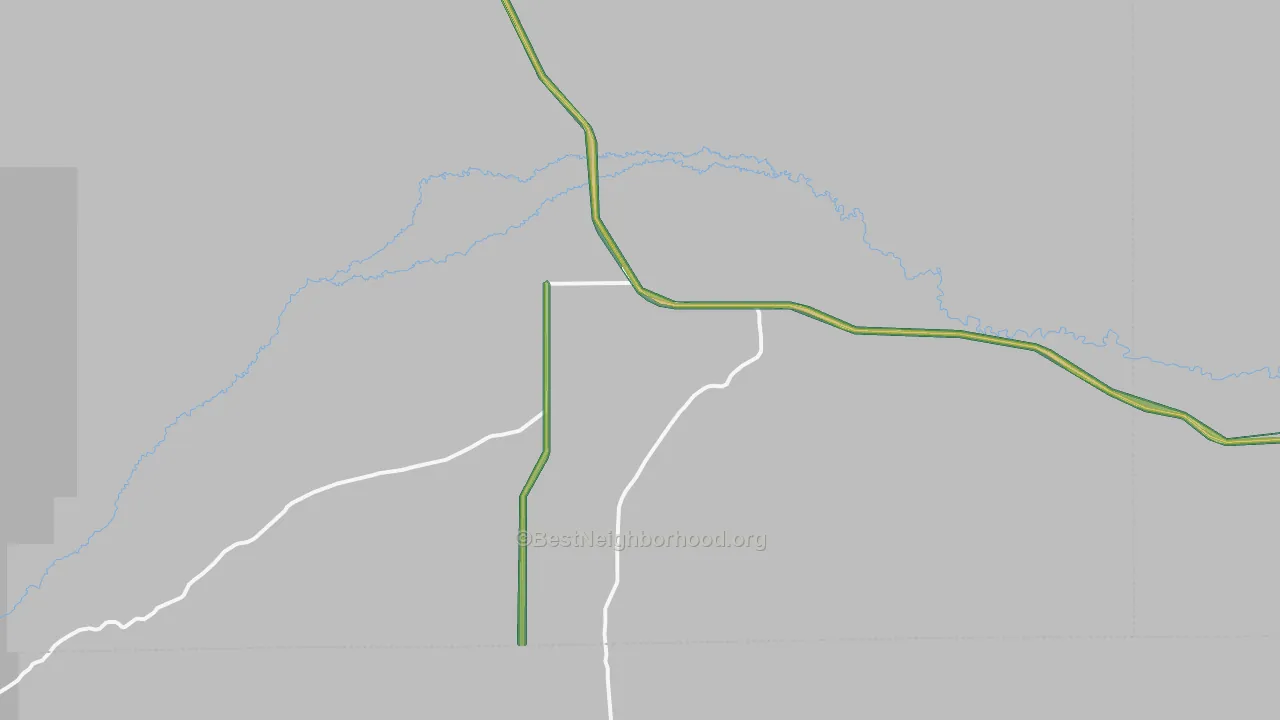 Lonetree, WY Map of Noise Levels in Lonetree