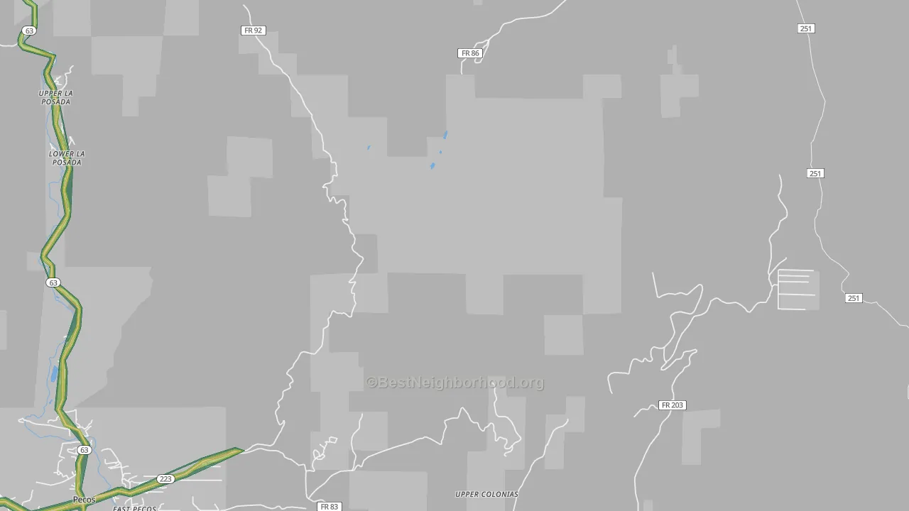 Los Pachecos, NM Map of Noise Levels in Los Pachecos