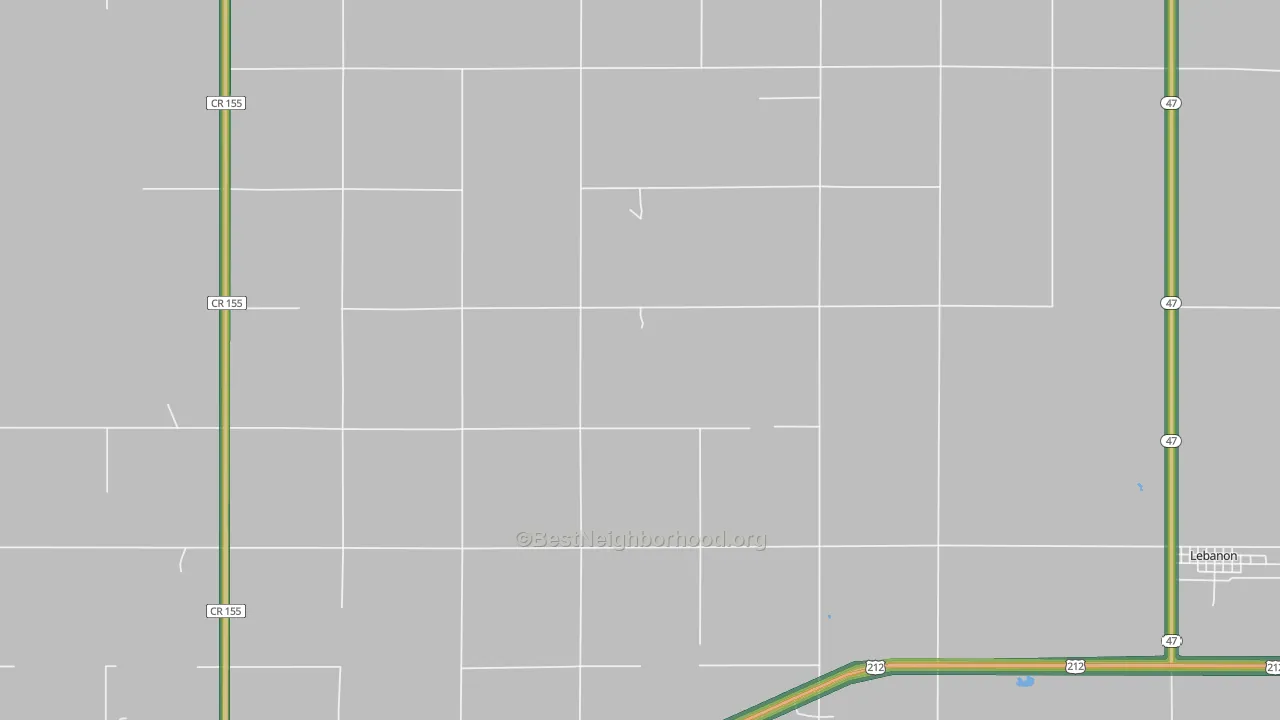 Lucas, SD Map of Noise Levels in Lucas