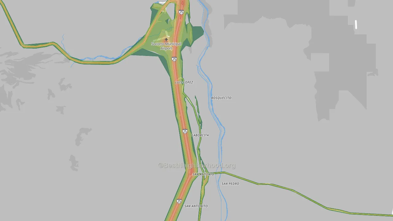 Luis Lopez, NM Map of Noise Levels in Luis Lopez