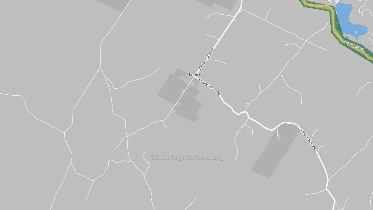 Lyman, NH Map of Noise Levels in Lyman