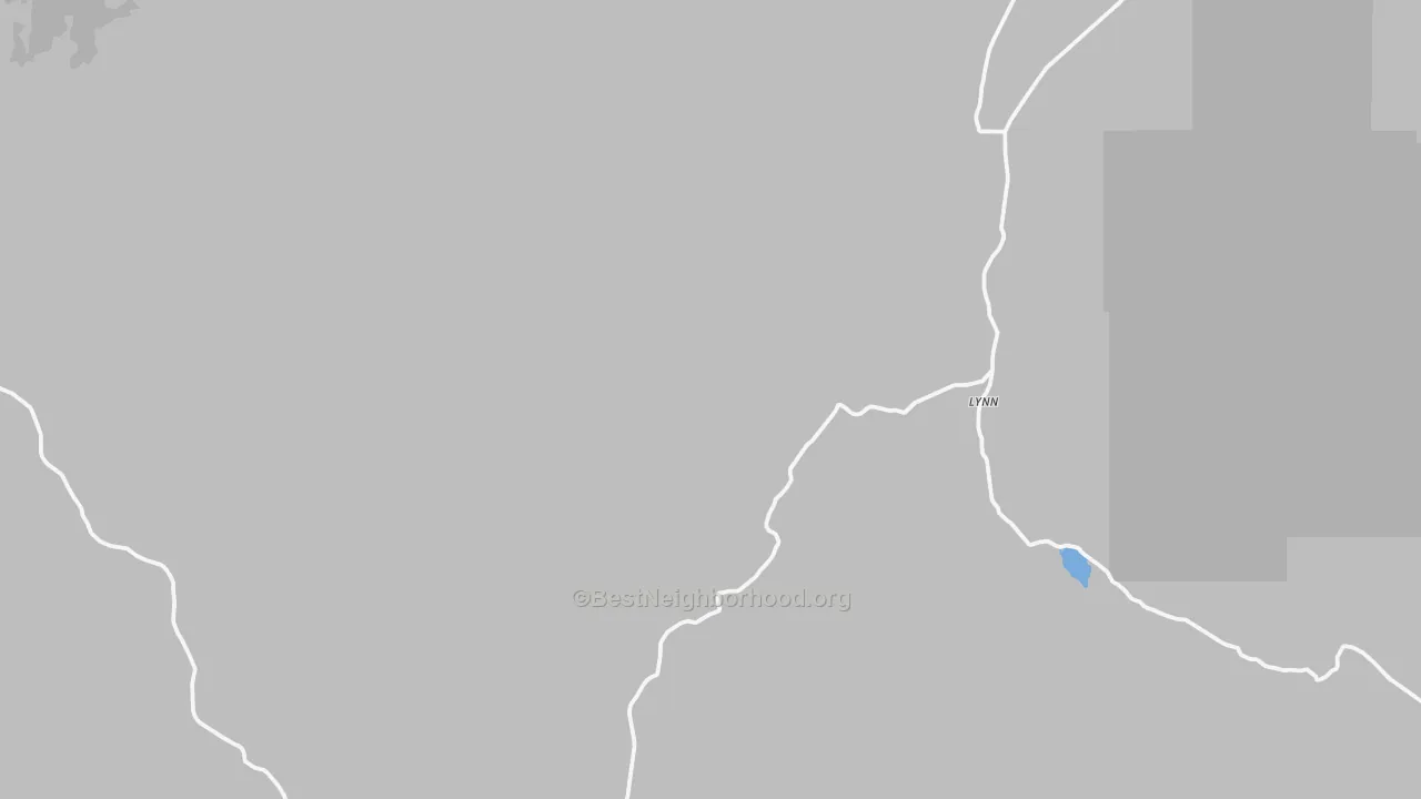 Lynn, UT Map of Noise Levels in Lynn