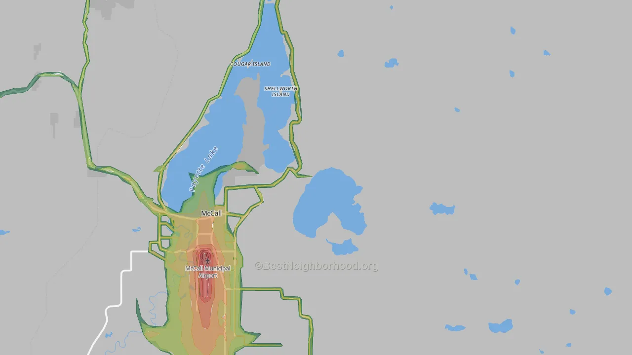 Mackay Bar, ID Map of Noise Levels in Mackay Bar