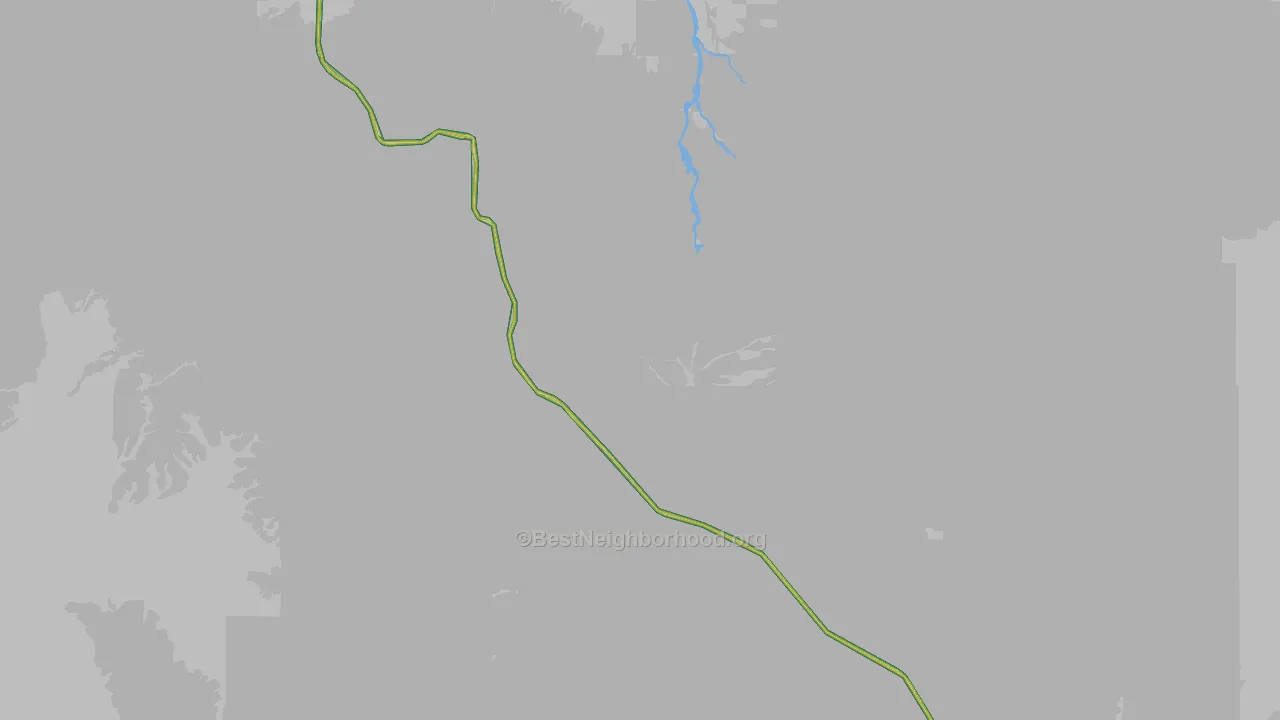 Magdalena, NM Map of Noise Levels in Magdalena