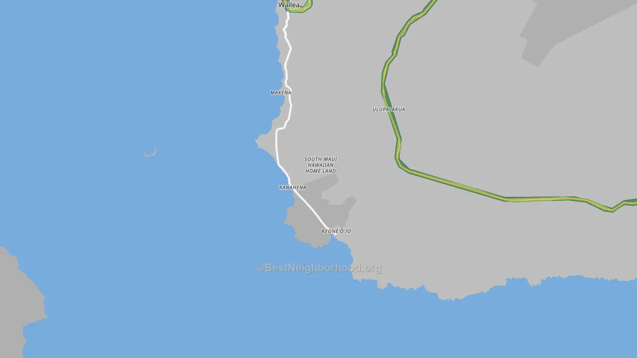 Makena, HI Map of Noise Levels in Makena