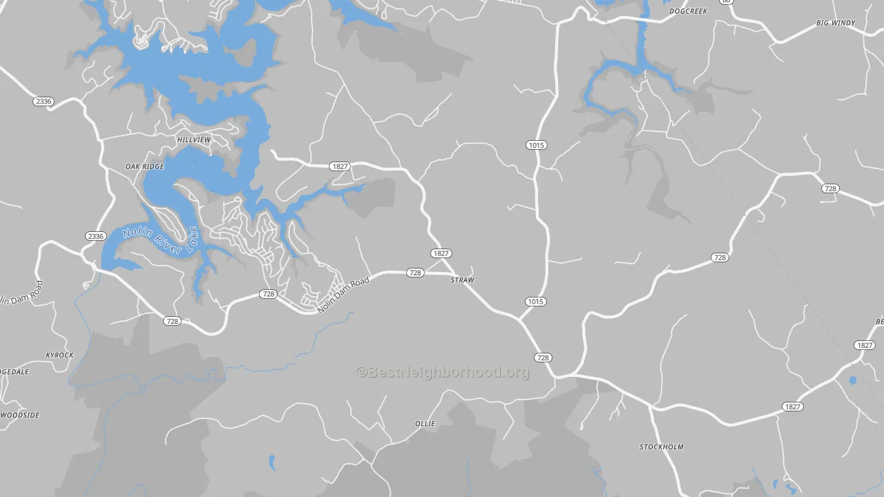Mammoth Cave, KY Map of Noise Levels in Mammoth Cave
