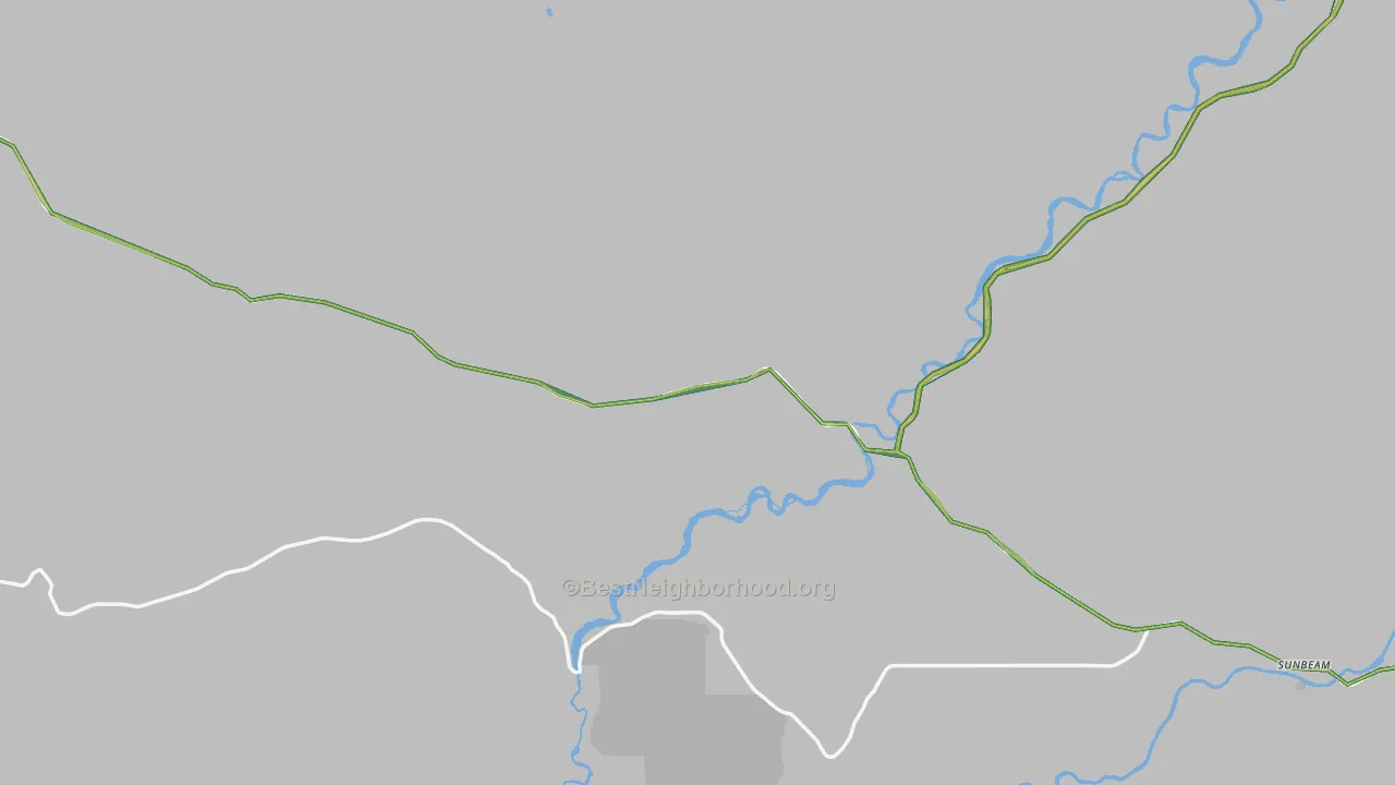 Maybell, CO Map of Noise Levels in Maybell