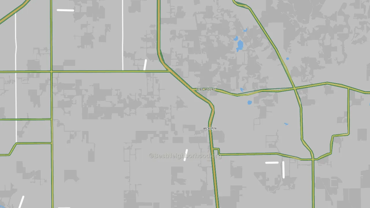 Mc Alpin, FL Map of Noise Levels in Mc Alpin