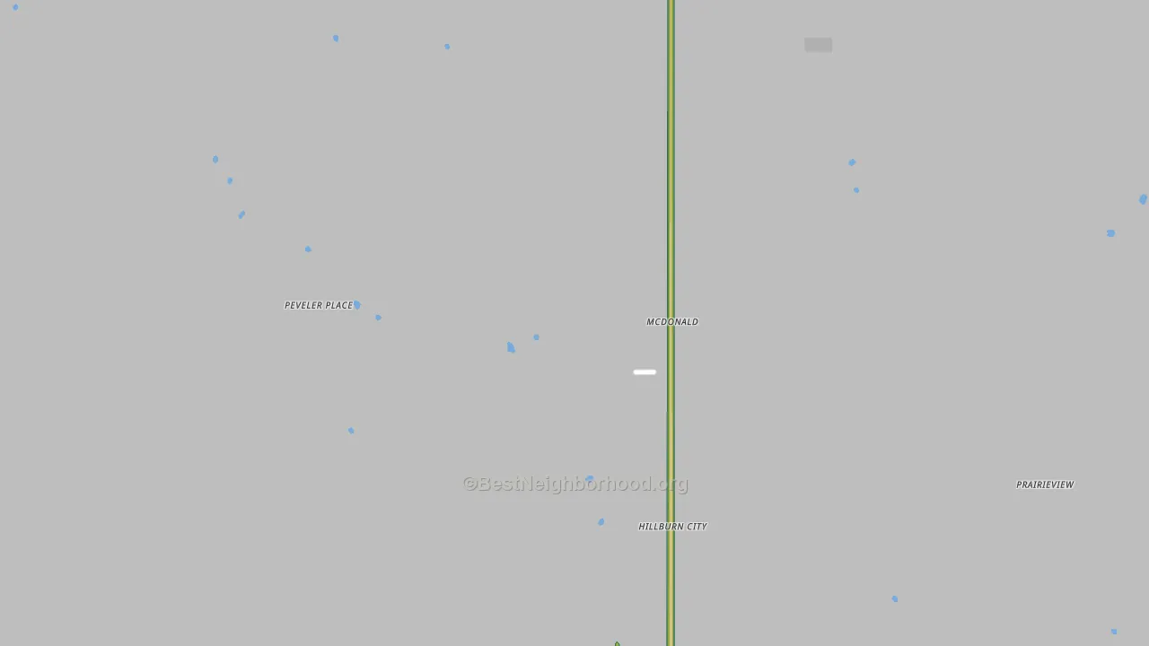 Mc Donald, NM Map of Noise Levels in Mc Donald