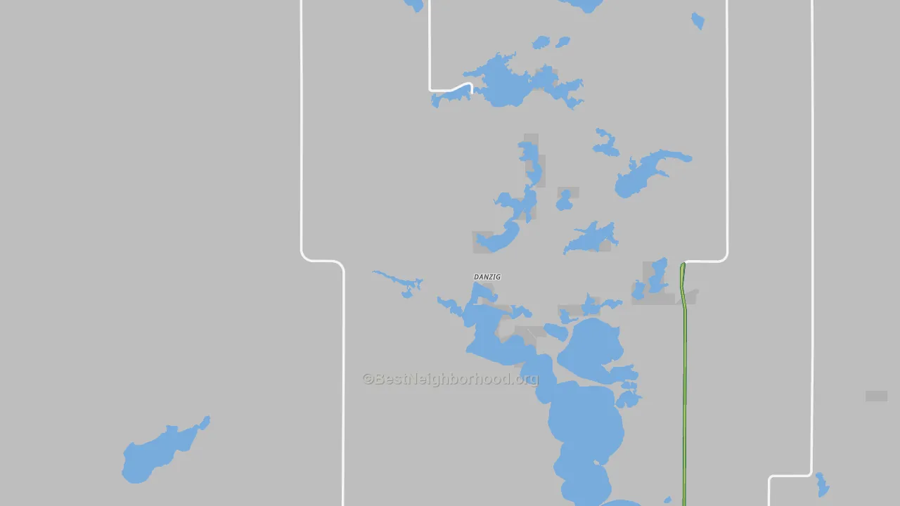 McIntosh County, ND Map of Noise Levels in McIntosh County