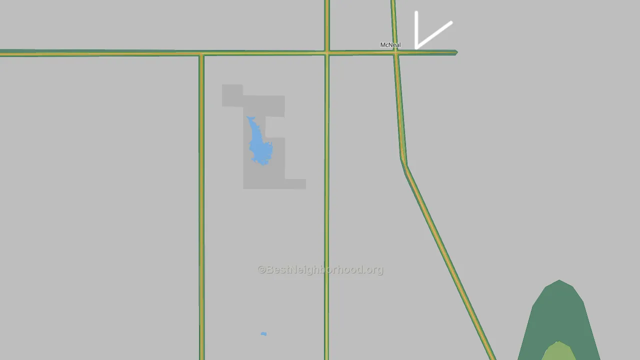 McNeal, AZ Map of Noise Levels in McNeal