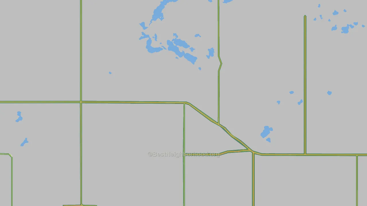 McPherson County, SD Map of Noise Levels in McPherson County