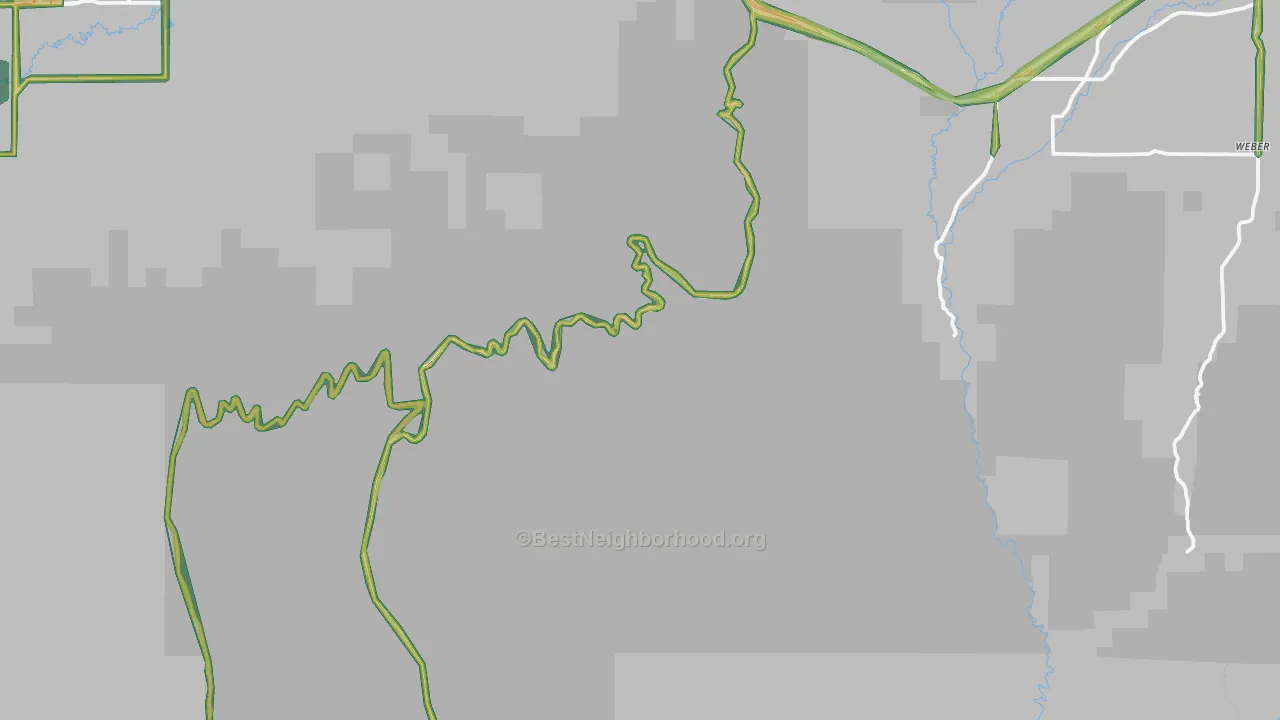 Mesa Verde National Park, CO Map of Noise Levels in Mesa Verde National Park