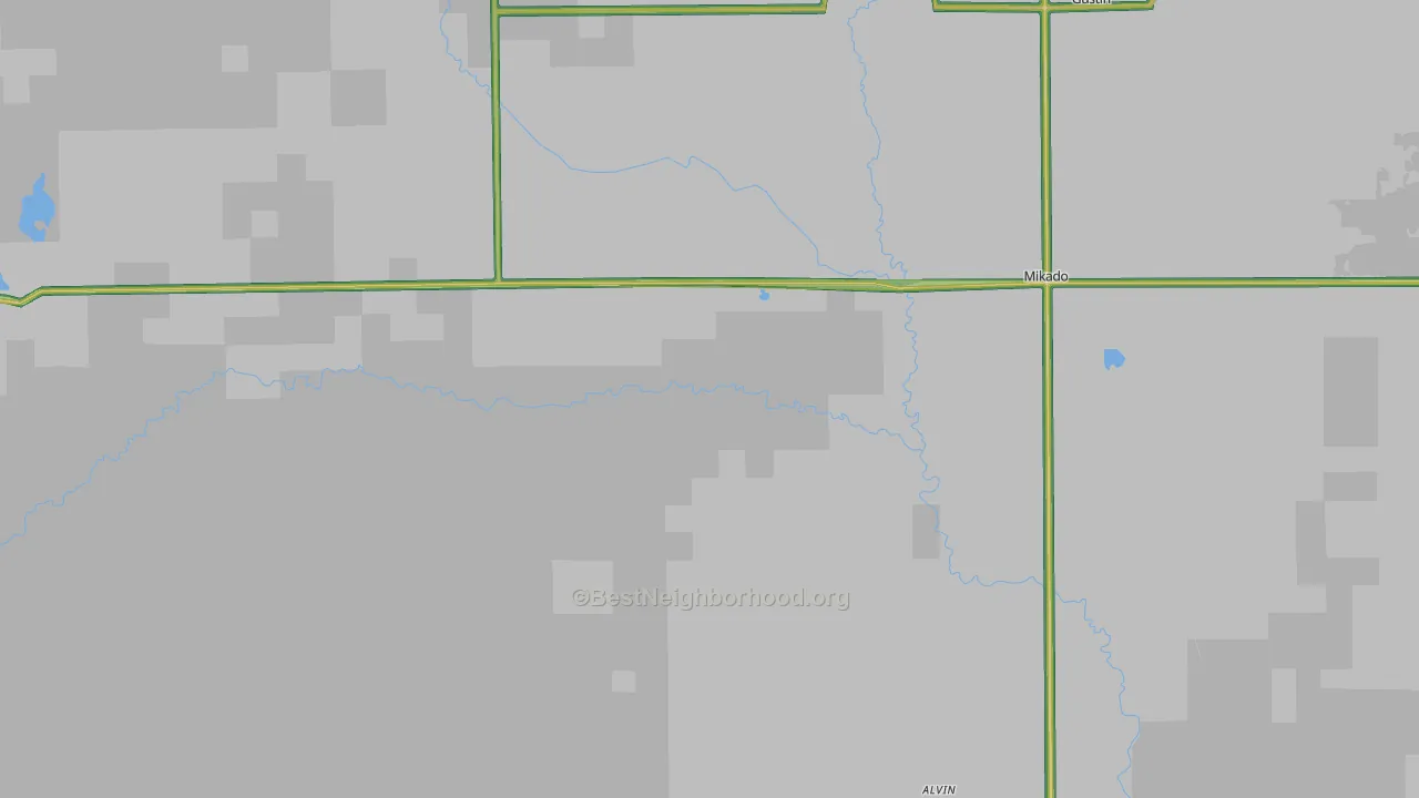 Mikado, MI Map of Noise Levels in Mikado