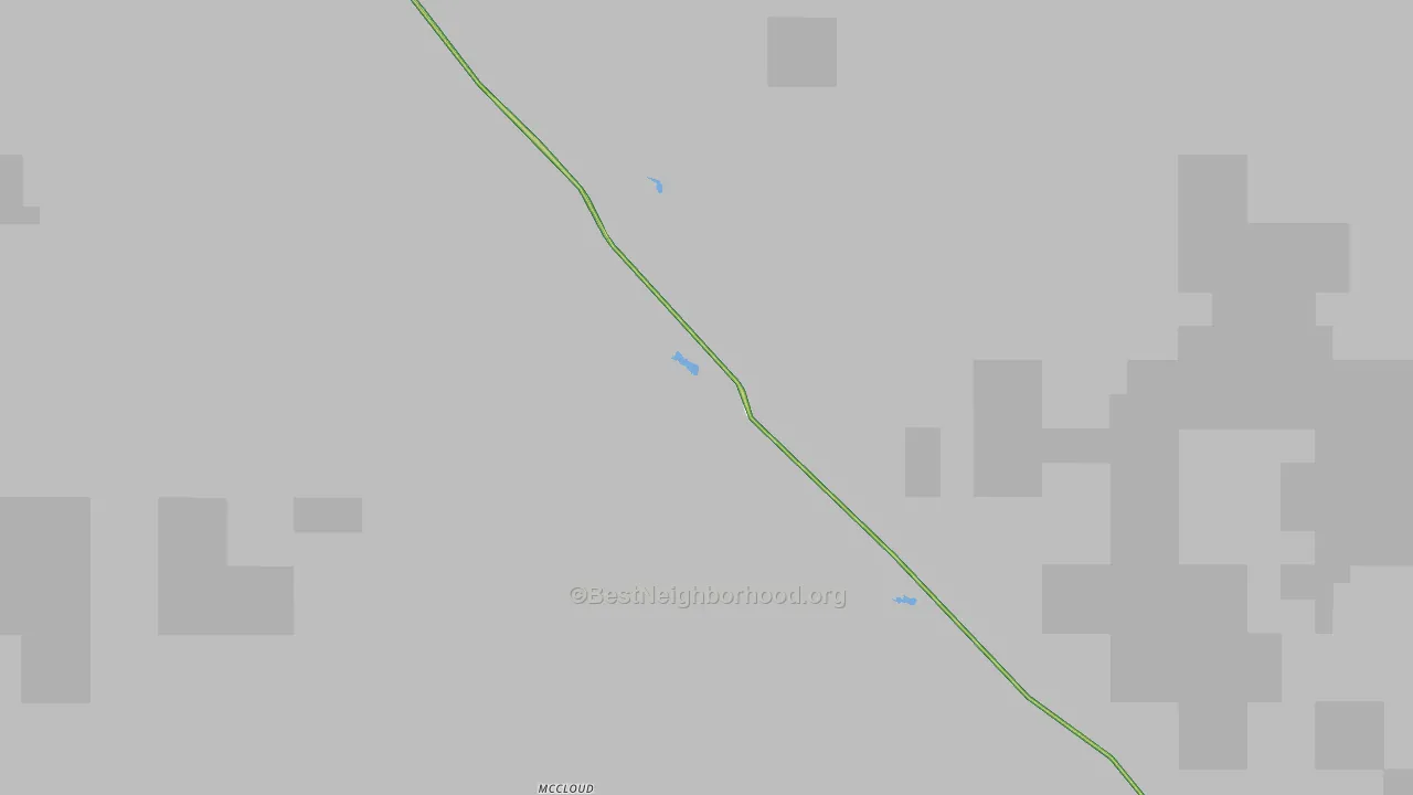 Mildred, MT Map of Noise Levels in Mildred