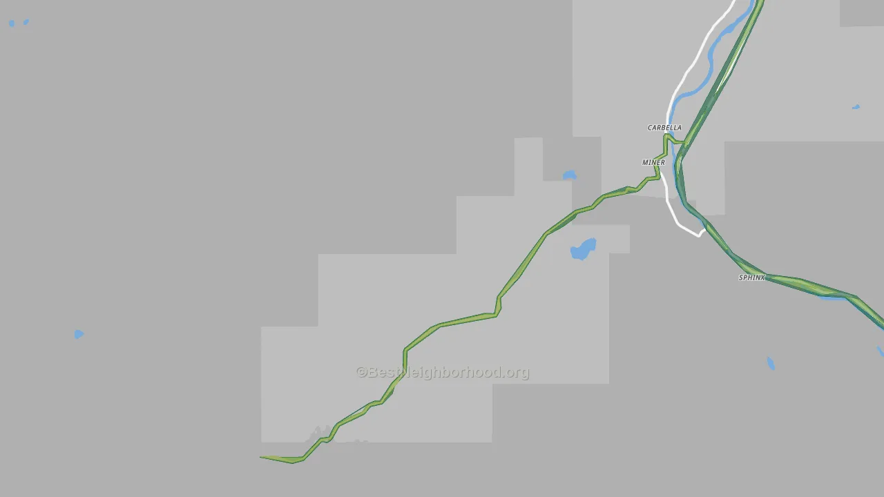 Miner, MT Map of Noise Levels in Miner