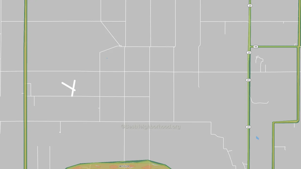 Missler, KS Map of Noise Levels in Missler