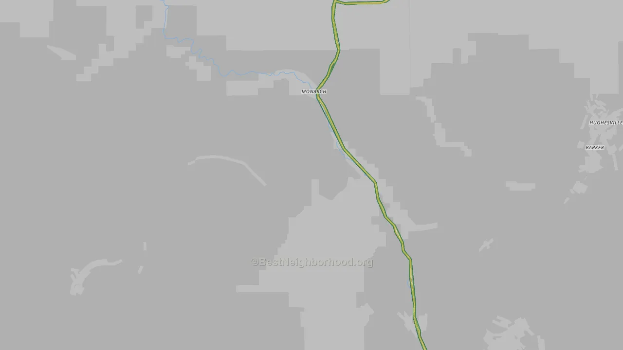 Monarch, MT Map of Noise Levels in Monarch