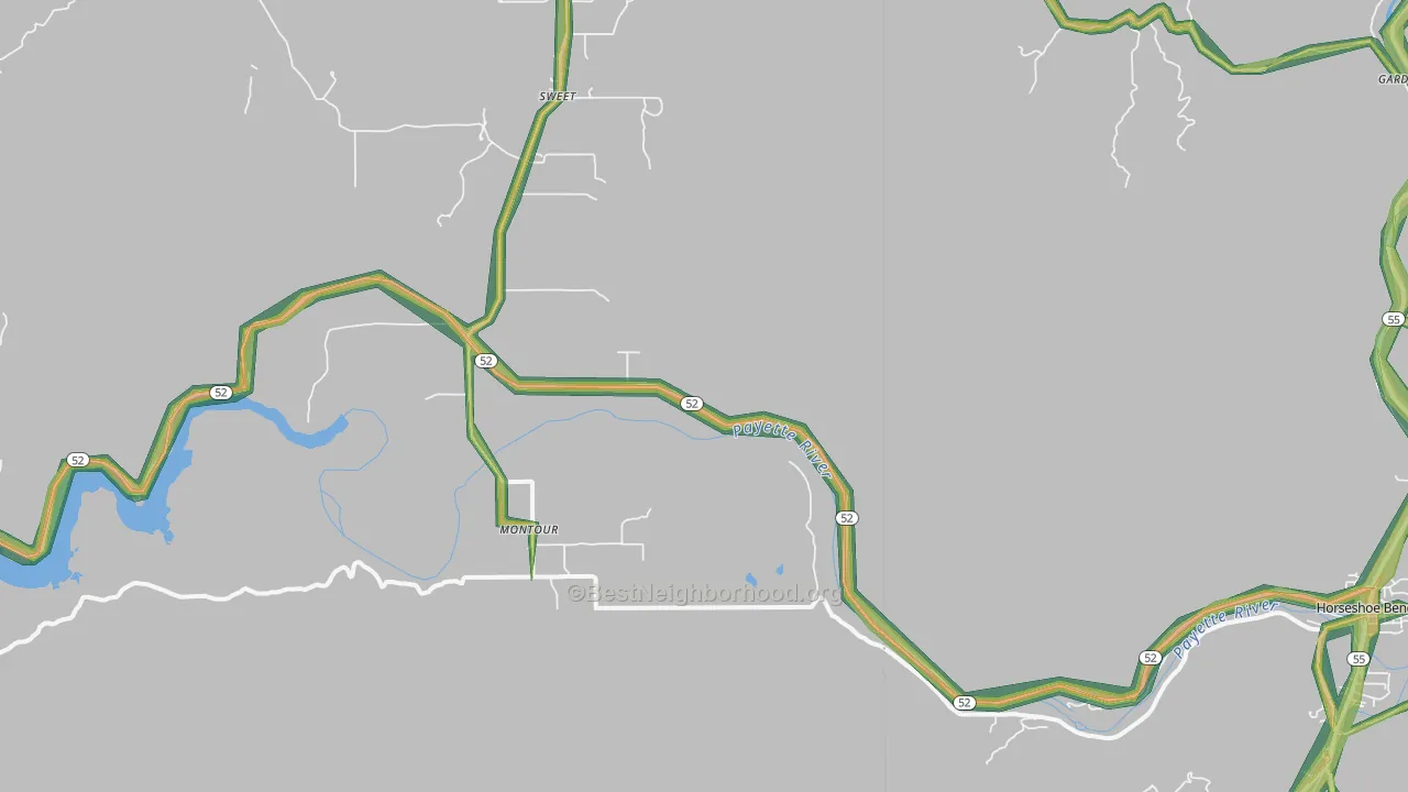 Montour, ID Map of Noise Levels in Montour
