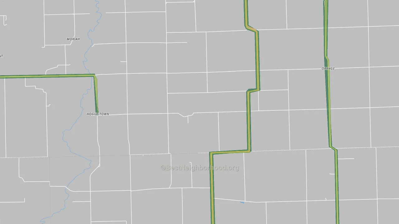 Moonshine, IL Map of Noise Levels in Moonshine