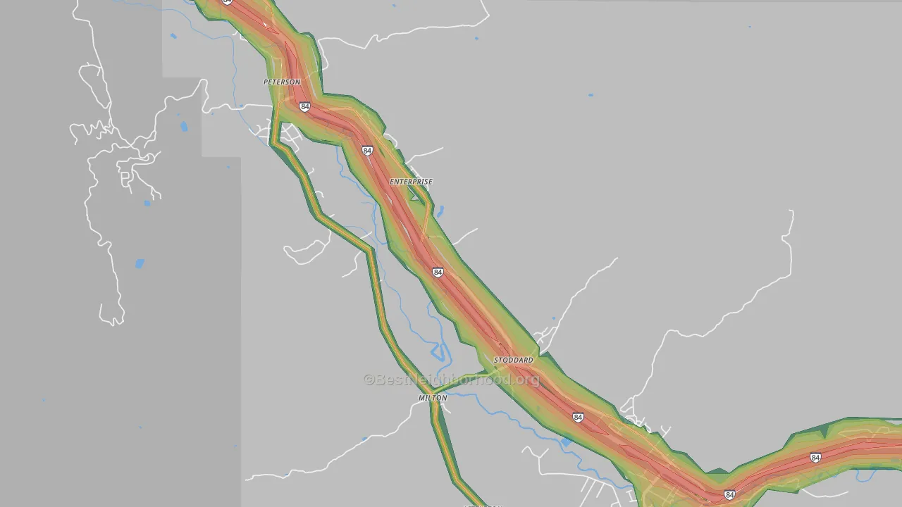 Morgan, UT Map of Noise Levels in Morgan