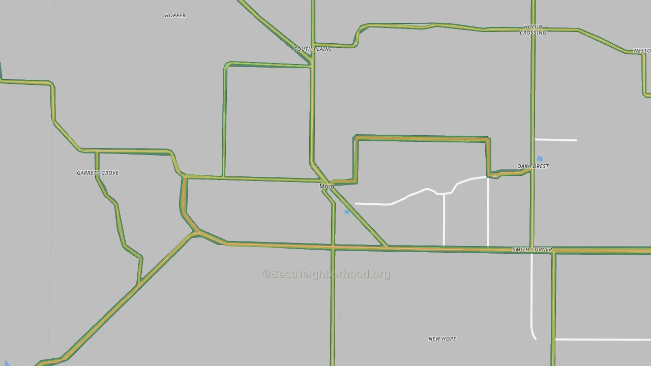 Moro, AR Map of Noise Levels in Moro