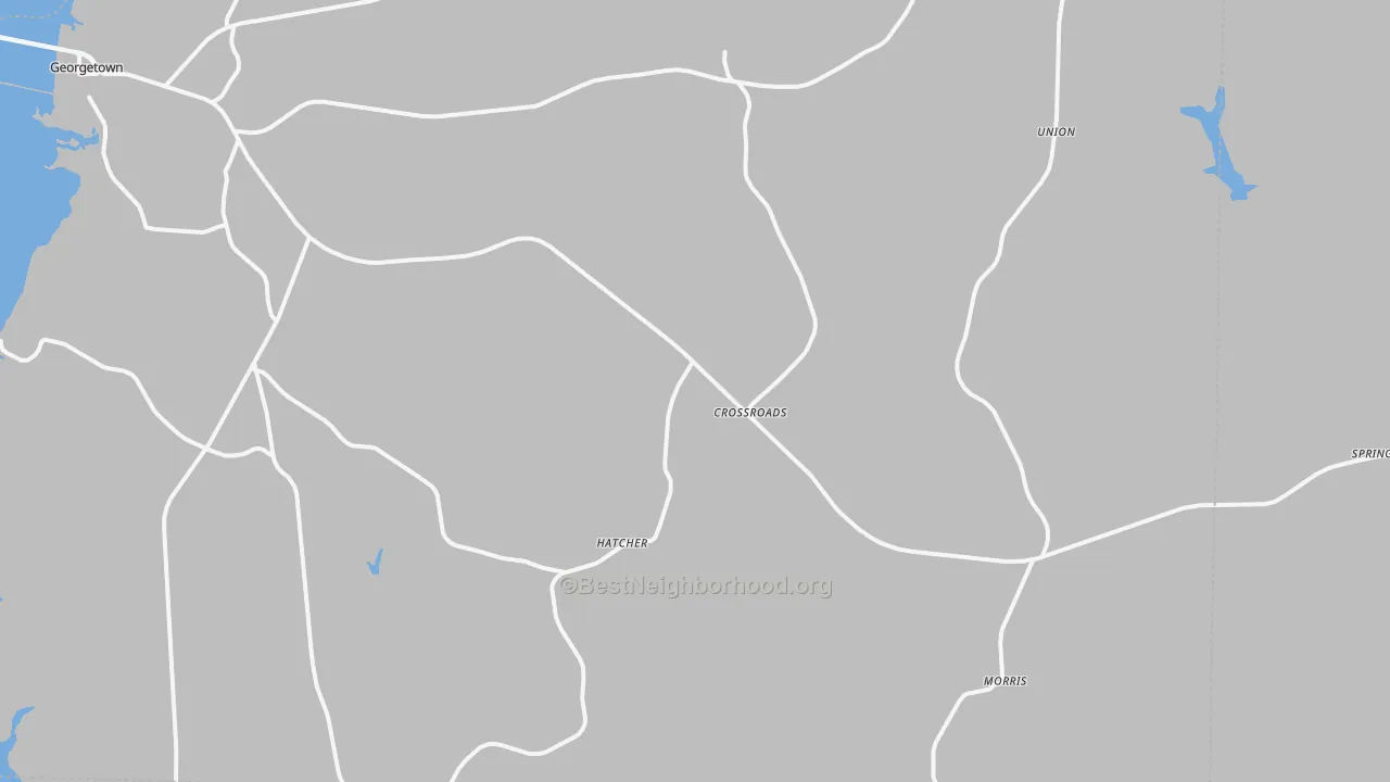 Morris, GA Map of Noise Levels in Morris