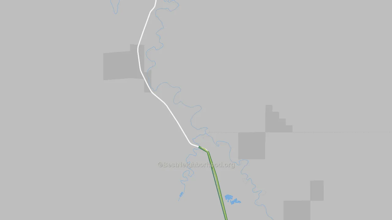 Mosby, MT Map of Noise Levels in Mosby