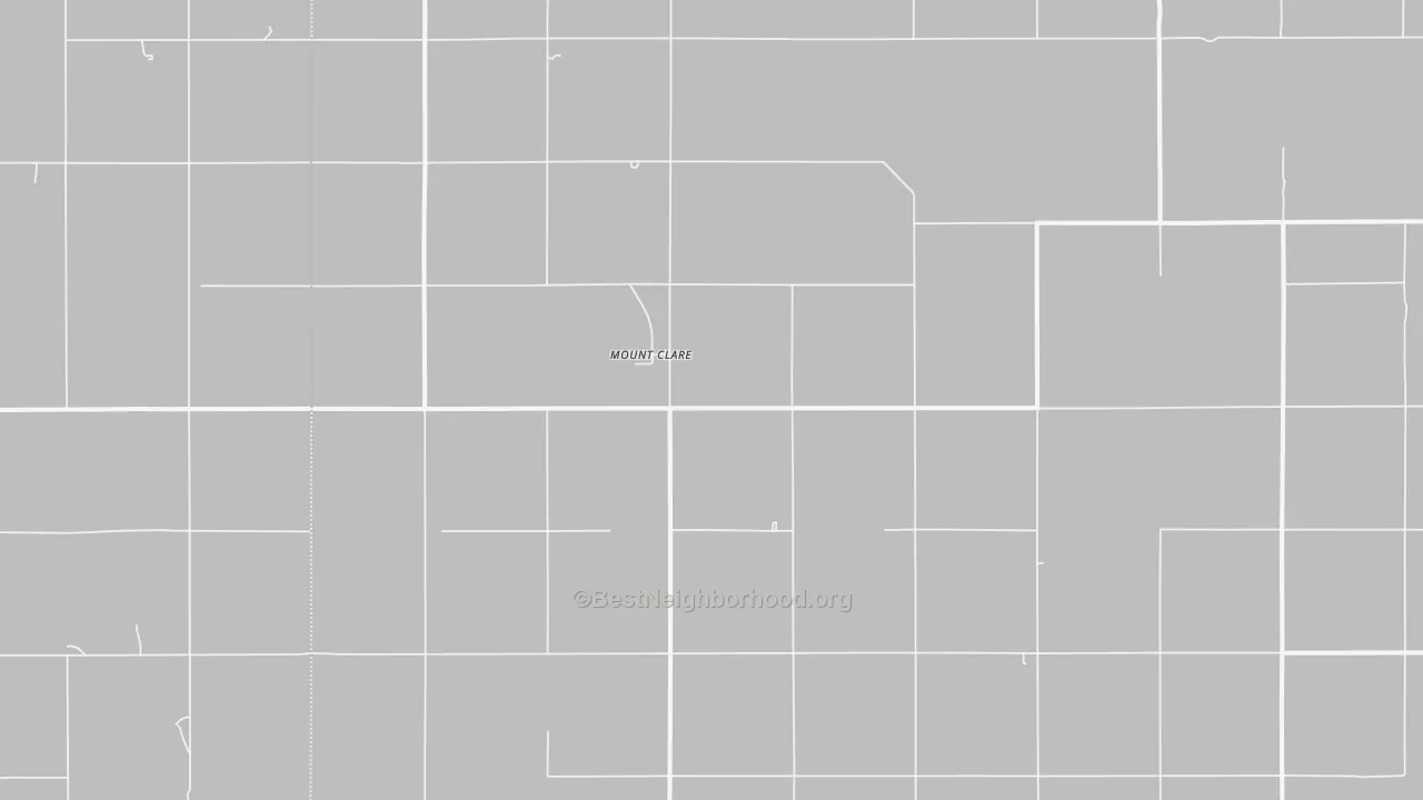 Mount Clare, NE Map of Noise Levels in Mount Clare