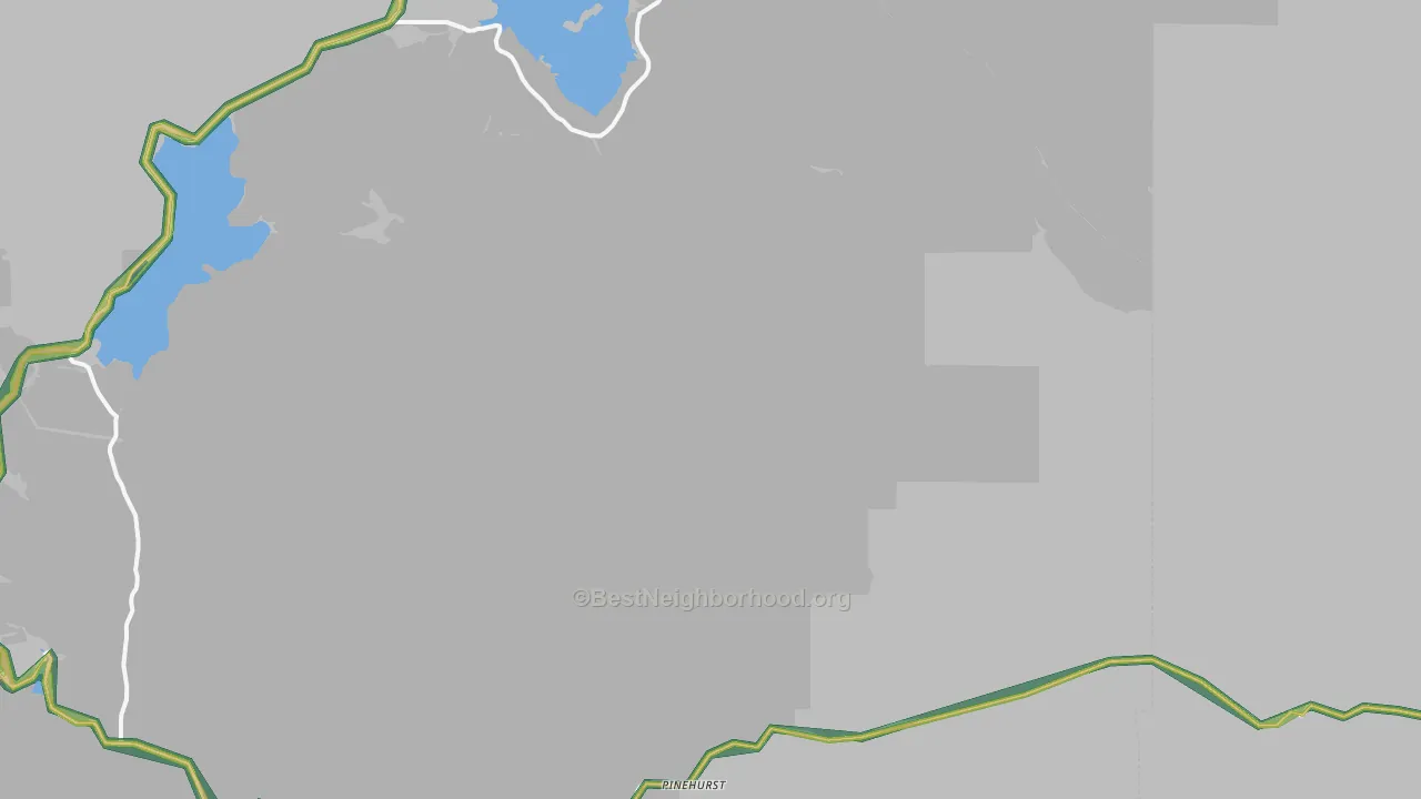 Mountain View, OR Map of Noise Levels in Mountain View