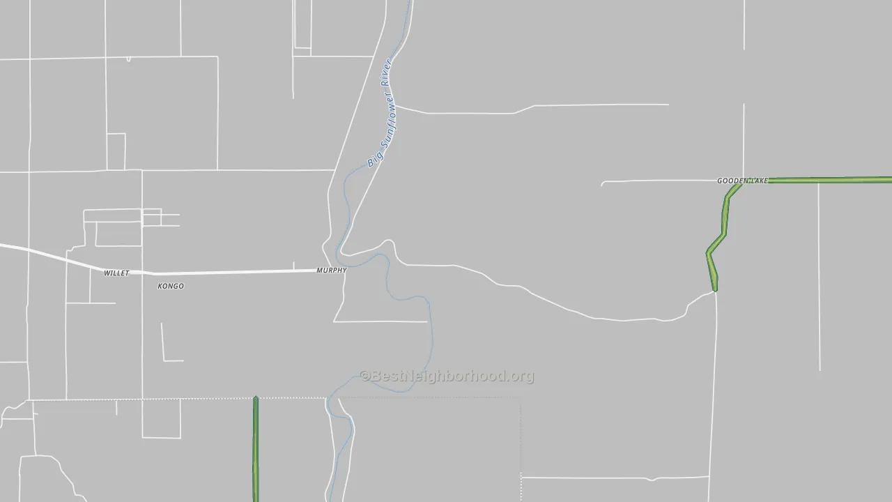 Murphy, MS Map of Noise Levels in Murphy