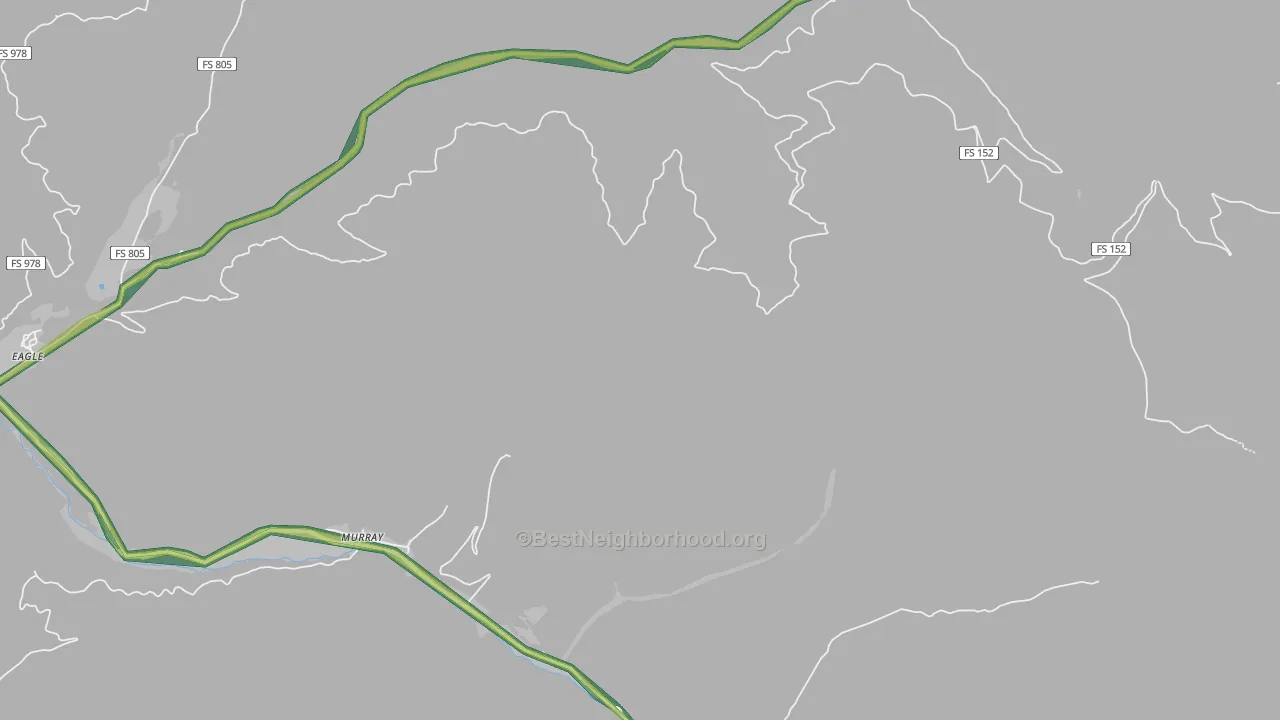 Murray, ID Map of Noise Levels in Murray