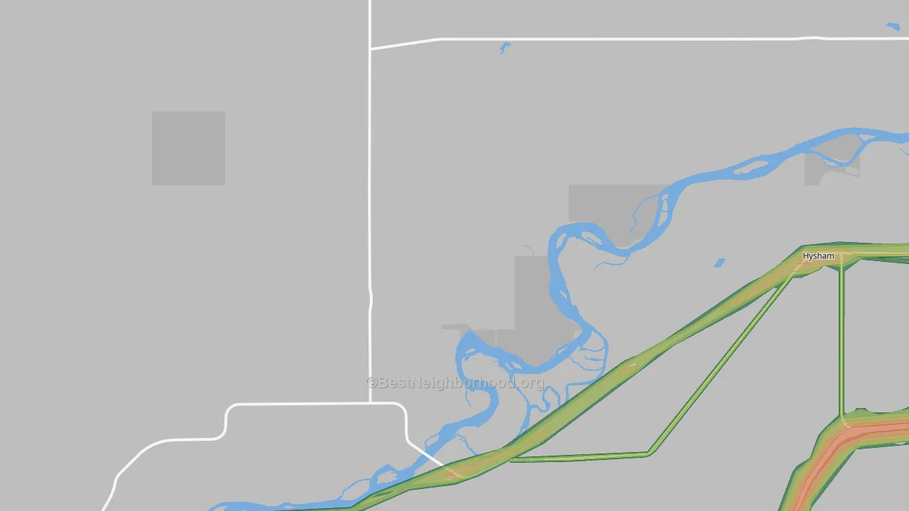 Myers, MT Map of Noise Levels in Myers