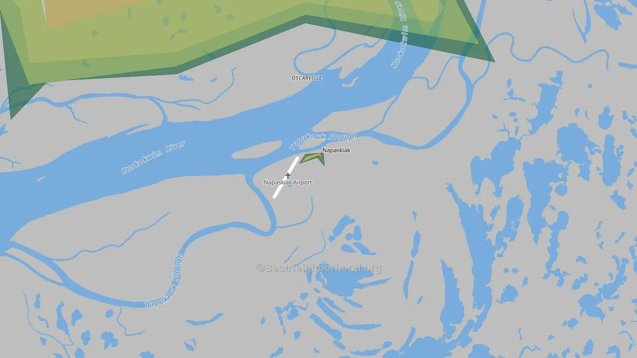 Napaskiak, AK Map of Noise Levels in Napaskiak