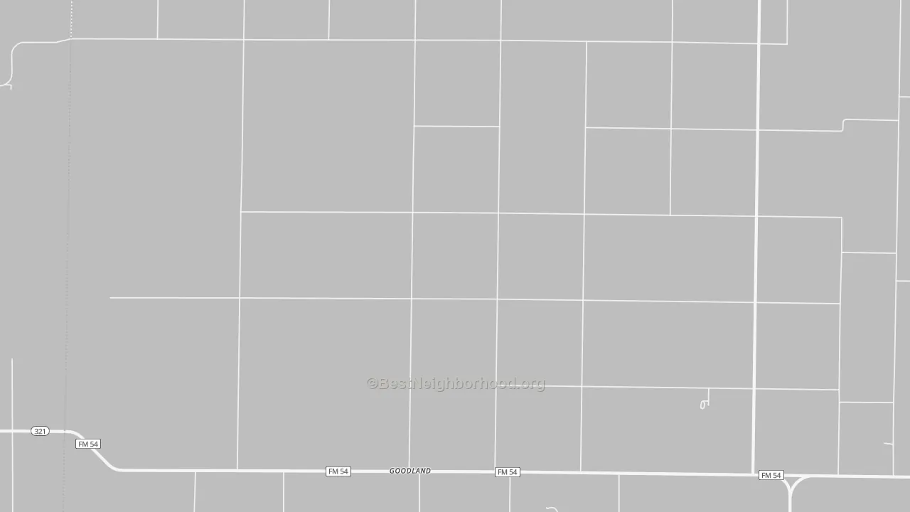 Needmore, TX Map of Noise Levels in Needmore