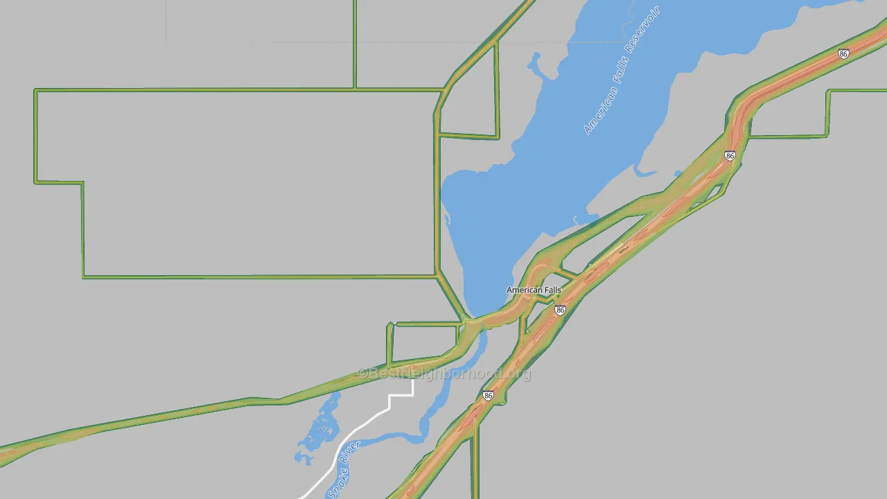 Neeley, ID Map of Noise Levels in Neeley